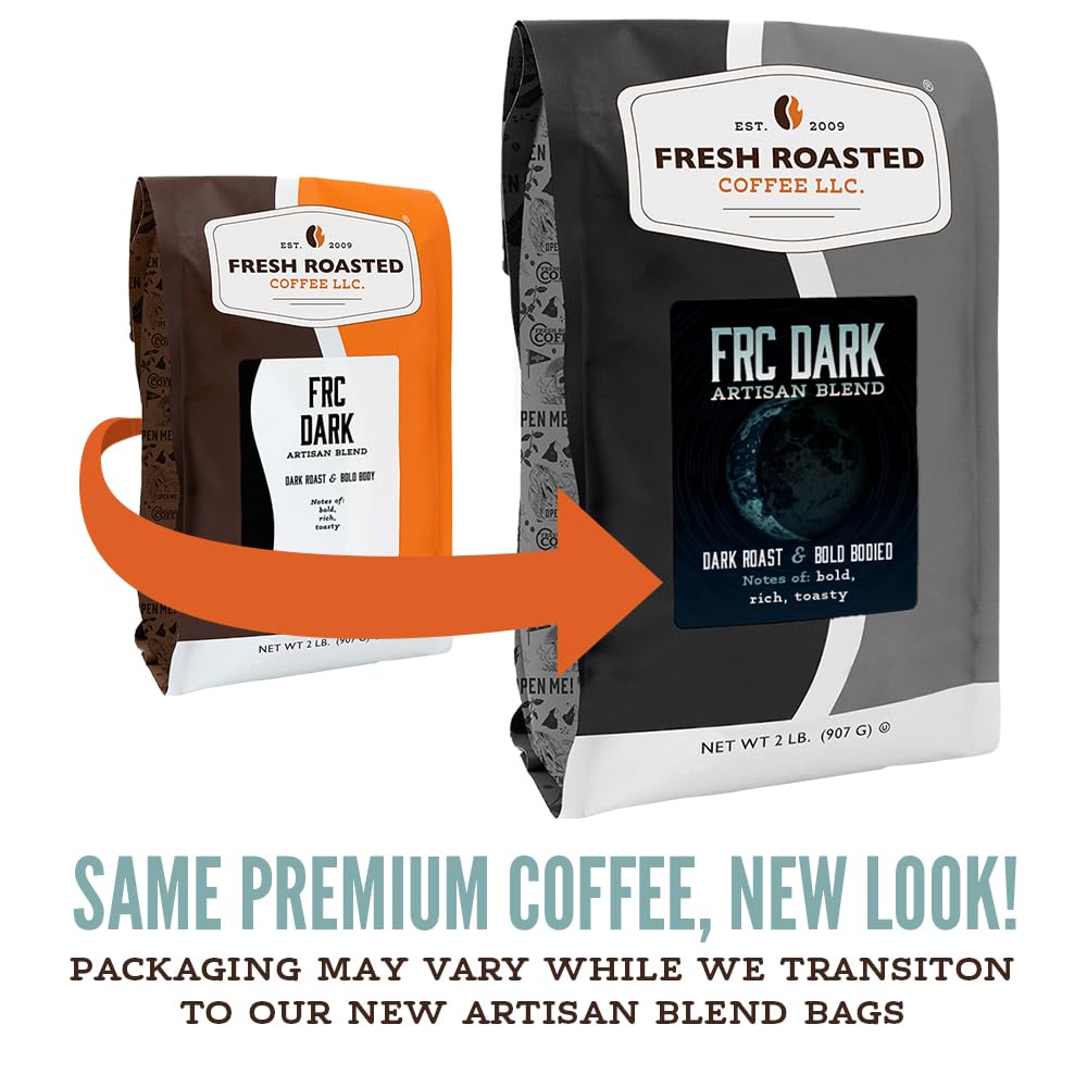 OU Kosher labeled Fresh Roasted Coffee bag on kitchen shelf