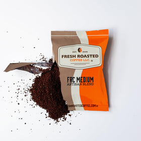 Fresh Roasted Coffee FRC drip coffee maker ready packs in office
