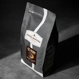 Fresh Roasted Coffee FRC grind-fresh for richer aroma and balanced cup.
