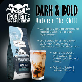 Fresh Roasted Coffee Frostbite Cold Brew arabica beans – premium beans for rich, bold aroma.