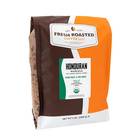 Fresh Roasted Coffee Honduran Marcala 5lb bag, bold flavor for daily brewing.