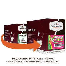 Jamaican Me Crazy packaging highlights flavor profile, ideal for gifting