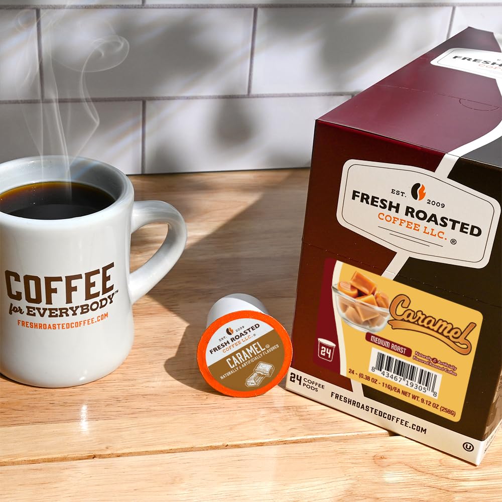 Fresh Roasted Coffee k-cup brewer compatibility ready for quick mornings