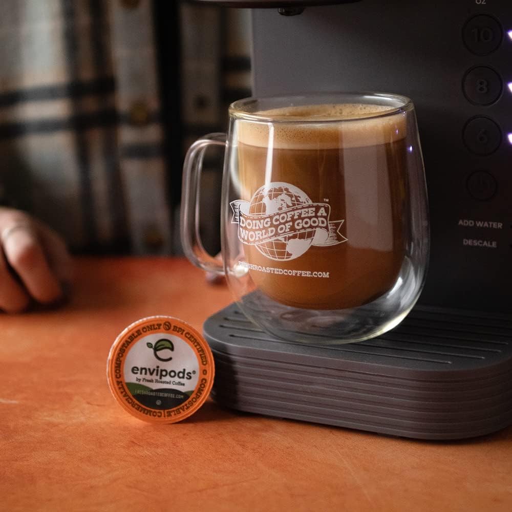 Fresh Roasted Coffee K-Cup compatible pod for 1.0 and 2.0 brewers