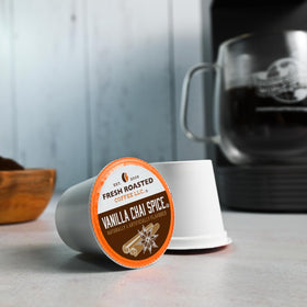 Fresh Roasted Coffee K-Cup compatible logo simplifies brewing today.
