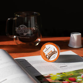 Fresh Roasted Coffee kosher-certified badge signals trusted quality and care.