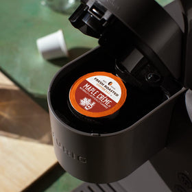 Fresh Roasted Coffee Maple Creme pod close-up with warm dessert notes