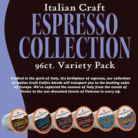 Fresh Roasted Coffee Masaccio pod, spicy profile with sweet finish.
