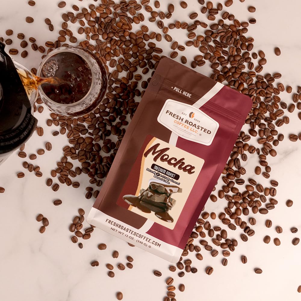 Fresh Roasted Coffee OU Kosher certified badge communicates trusted preparation options.