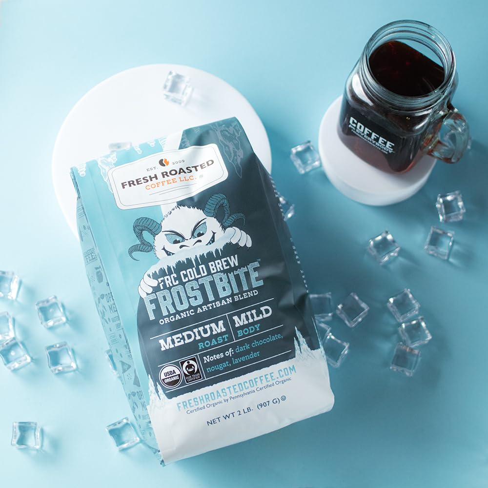 Fresh Roasted Coffee nitrogen-flushed bags preserve aroma and flavor integrity.