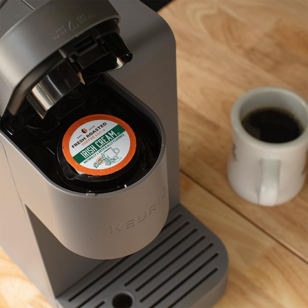 Nitrogen-flushed pod preserves freshness for Fresh Roasted Coffee.