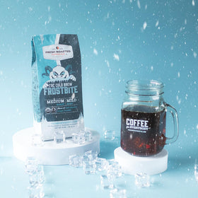 Fresh Roasted Coffee nitrogen-flushed bag preserves freshness and aroma.