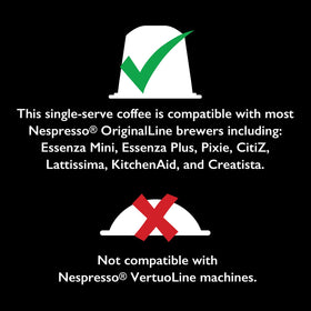 Nitrogen-flushed Fresh Roasted Coffee capsule close-up preserving freshness.