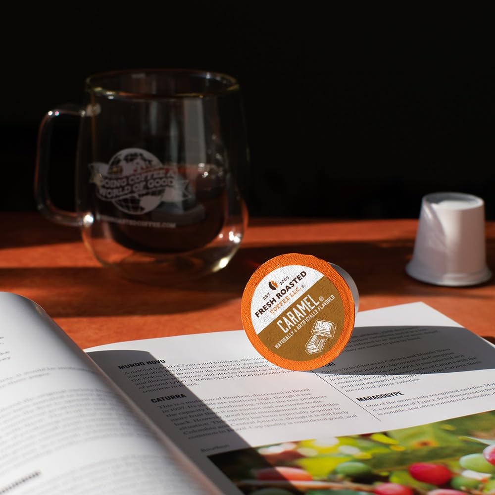 Fresh Roasted Coffee nitrogen flushed pod seal preserves freshness