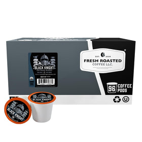 Fresh Roasted Coffee Organic Black Knight pod pack for convenient K‑Cup brewing