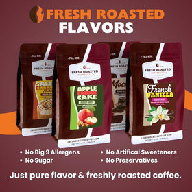OU Kosher certification seal on Fresh Roasted Coffee packaging