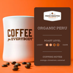 Fresh Roasted Coffee Peru aprysa-farm field portrait showing community-grown beans.