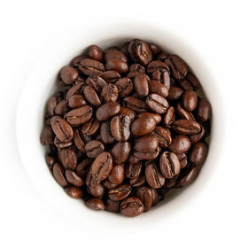 Fresh Roasted Coffee bag back lists USDA Organic and Kosher certifications for trusted quality.