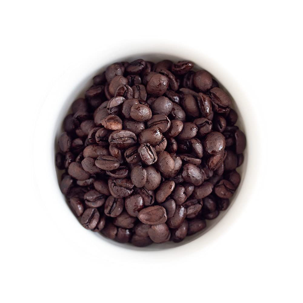 Fresh Roasted Coffee Peru decaf nitrogen-flush packaging preserving aroma and freshness.