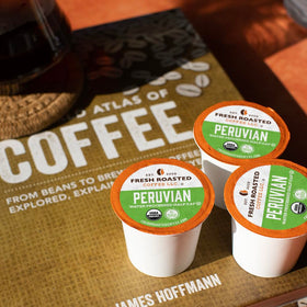 Fresh Roasted Coffee Peru Half-Caf organic certification signals purity