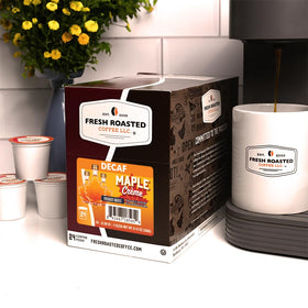 Renewable energy facility icon signaling sustainable Fresh Roasted Coffee production.