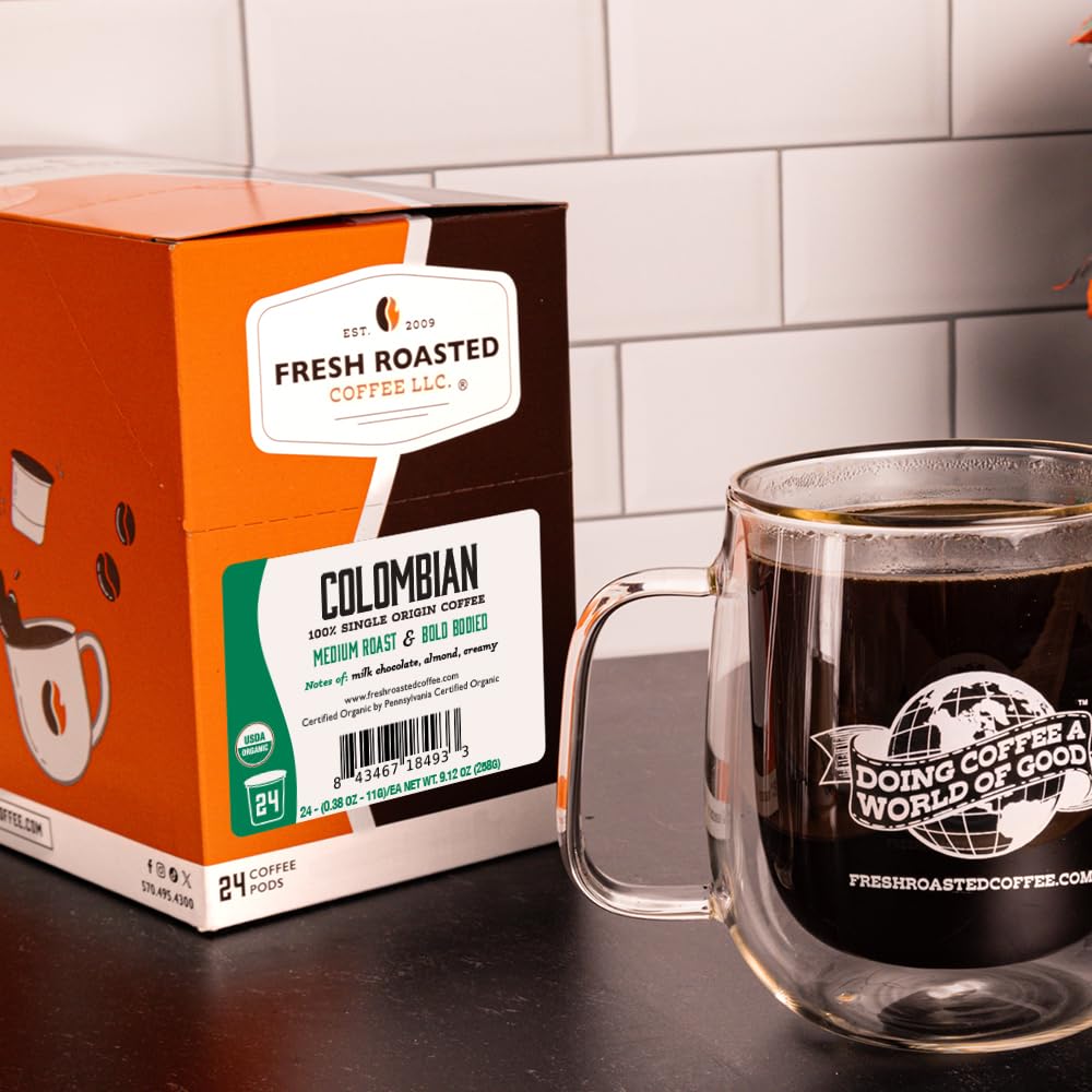 Fresh Roasted Coffee roasts on Loring SmartRoasters for richer aroma and consistent flavor.