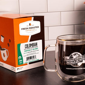 Fresh Roasted Coffee roasts on Loring SmartRoasters for richer aroma and consistent flavor.