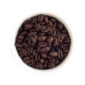 Fresh Roasted Coffee Sumatra decaf label highlights water-processed method