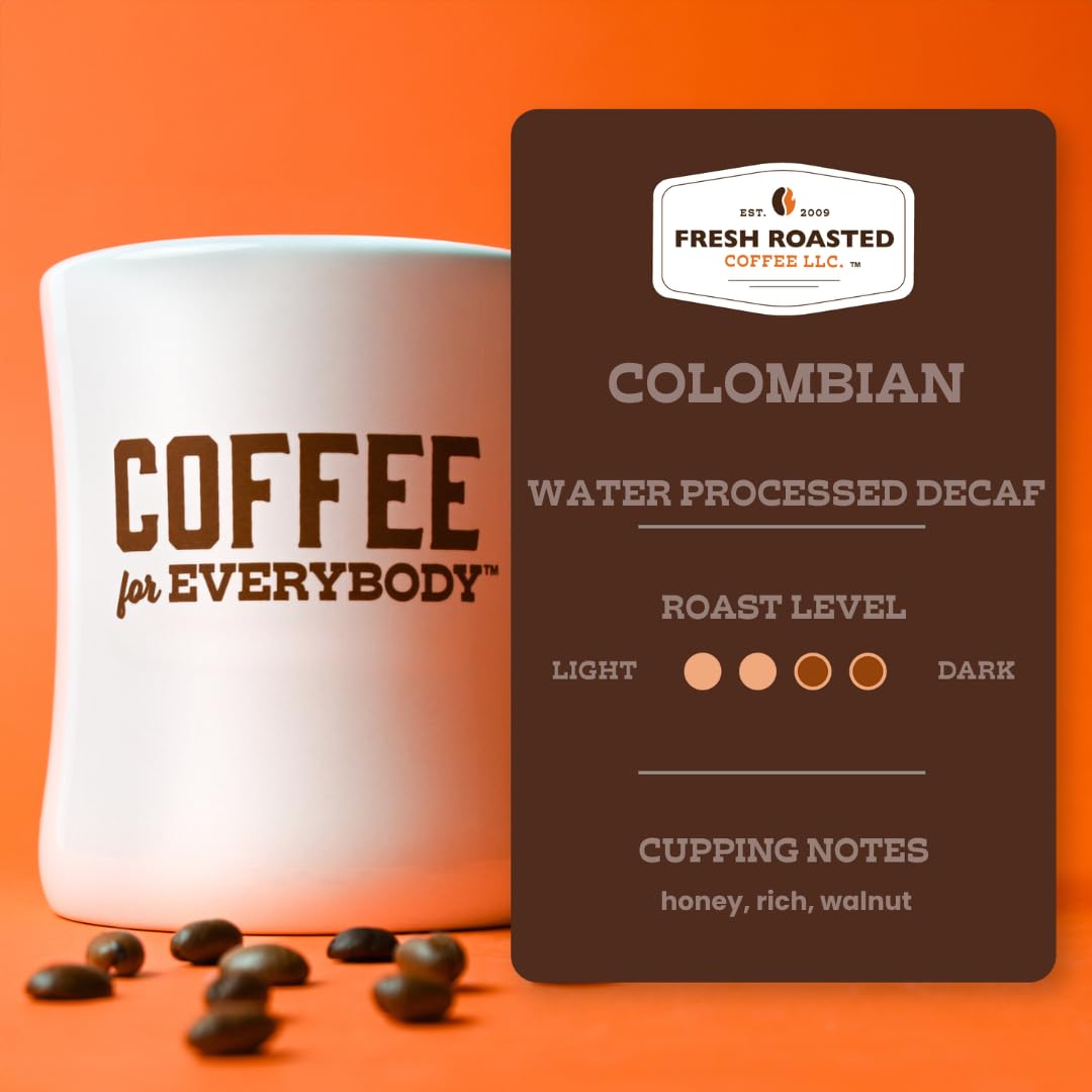 Fresh Roasted Coffee Swiss Water Decaf Colombian 2 lb roaster facility demonstrates sustainable practices and efficiency.