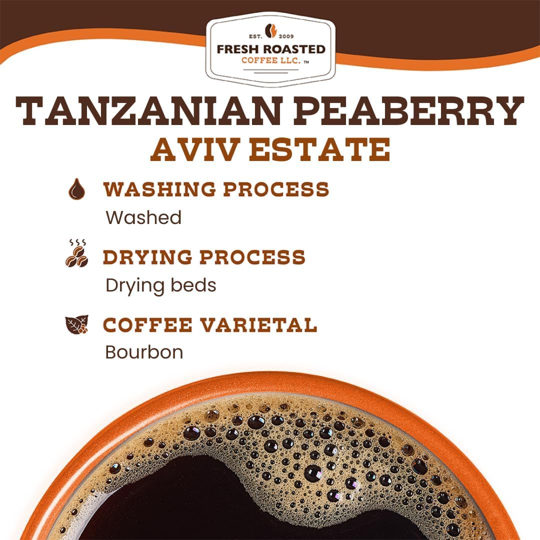 Fresh Roasted Coffee family-owned USA roasting and packaging adds a craft-driven touch.