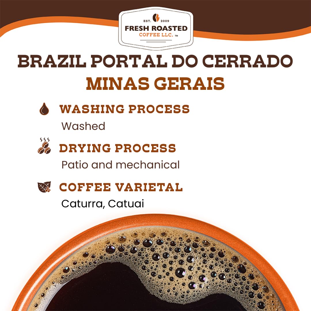 Fresh Roasted Coffee USA packaging scene featuring 5 lb option.