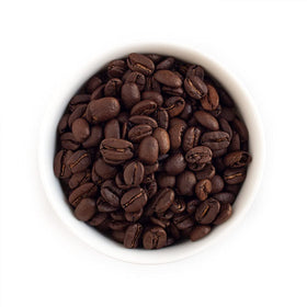 Fresh Roasted Coffee whole beans show a rich, aromatic palette for home brewing.