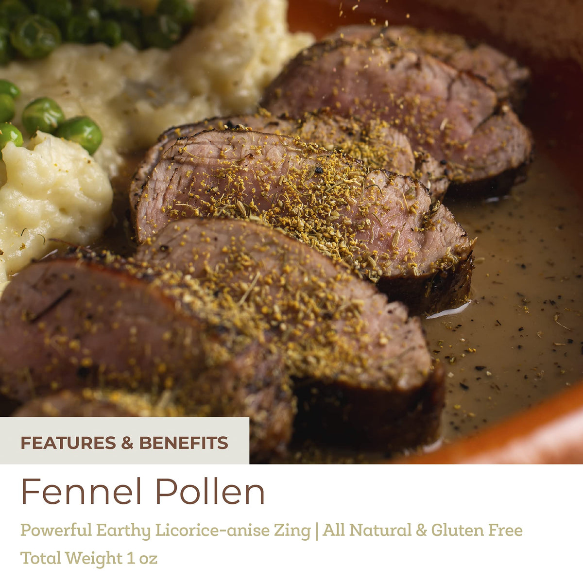 Fresh & Wild fennel pollen roasted vegetables brightens vegetables and potatoes.