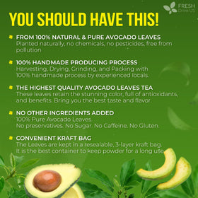 FreshDrinkUS avocado leaves aroma-steam highlights fresh herbal notes for tea lovers