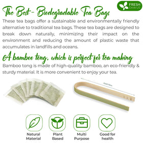 FreshDrinkUS Banaba tea bag contains no additives for pure flavor.