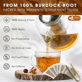 FreshDrinkUS biodegradable corn fiber tea bags emphasizing eco-friendly brewing