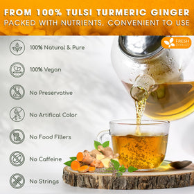 FreshDrinkUS biodegradable tea bags in natural corn fiber enable eco-friendly brewing.