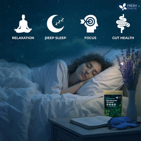 FreshDrinkUS brewed tea cup inviting caffeine-free relaxation any time.