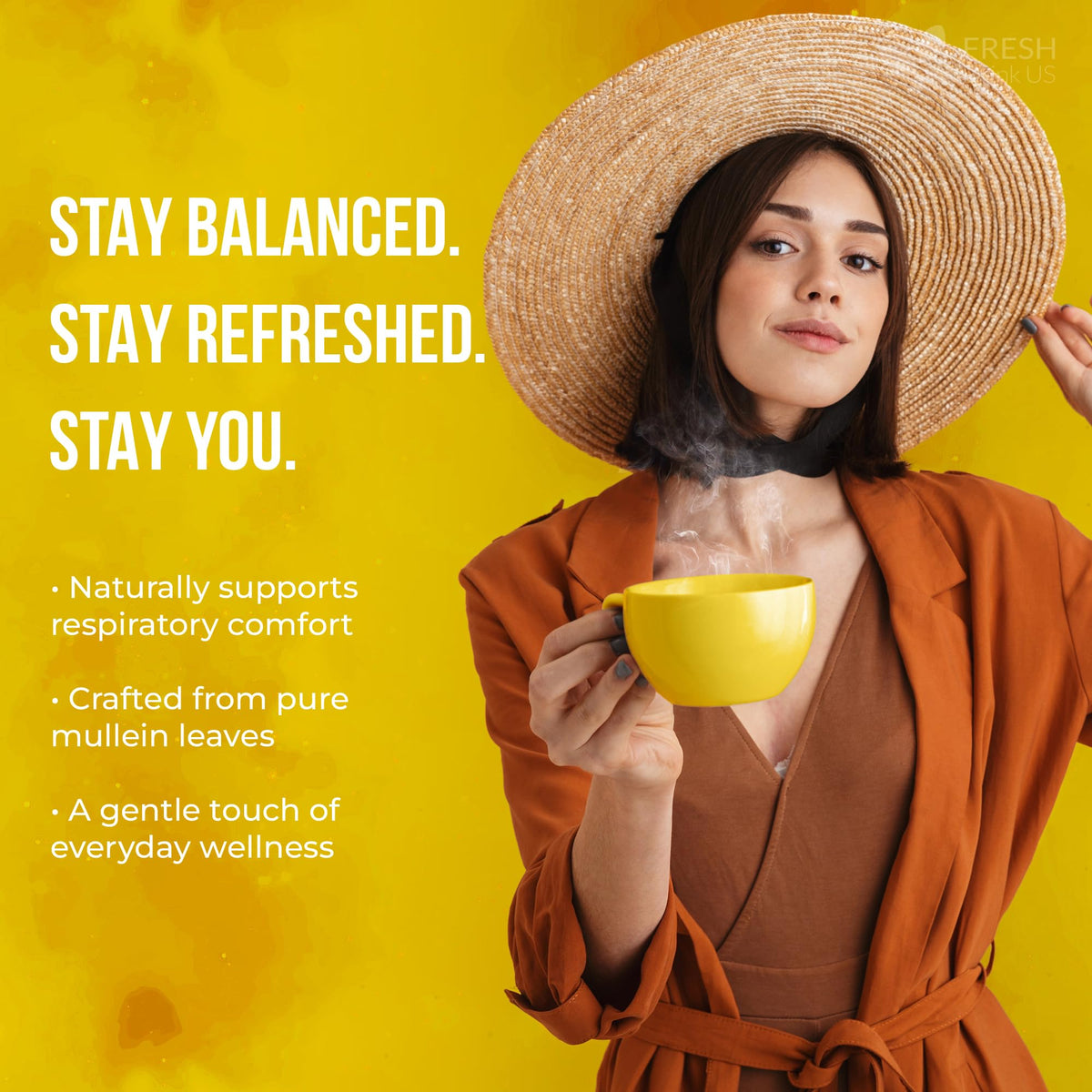 FreshDrinkUS cold brew tea poured over ice for refreshing sip