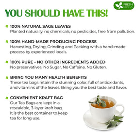 FreshDrinkUS dried-sage-leaves showing natural, additive-free aroma.