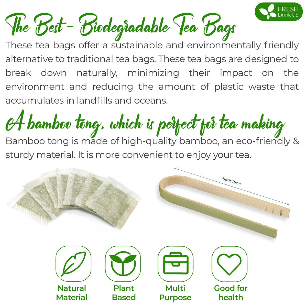 FreshDrinkUS Ginkgo tea bag in travel mug illustrates on-the-go enjoyment