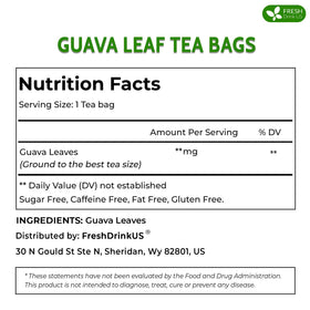 FreshDrinkUS Tea cup ready, afternoon ritual with guava aroma.