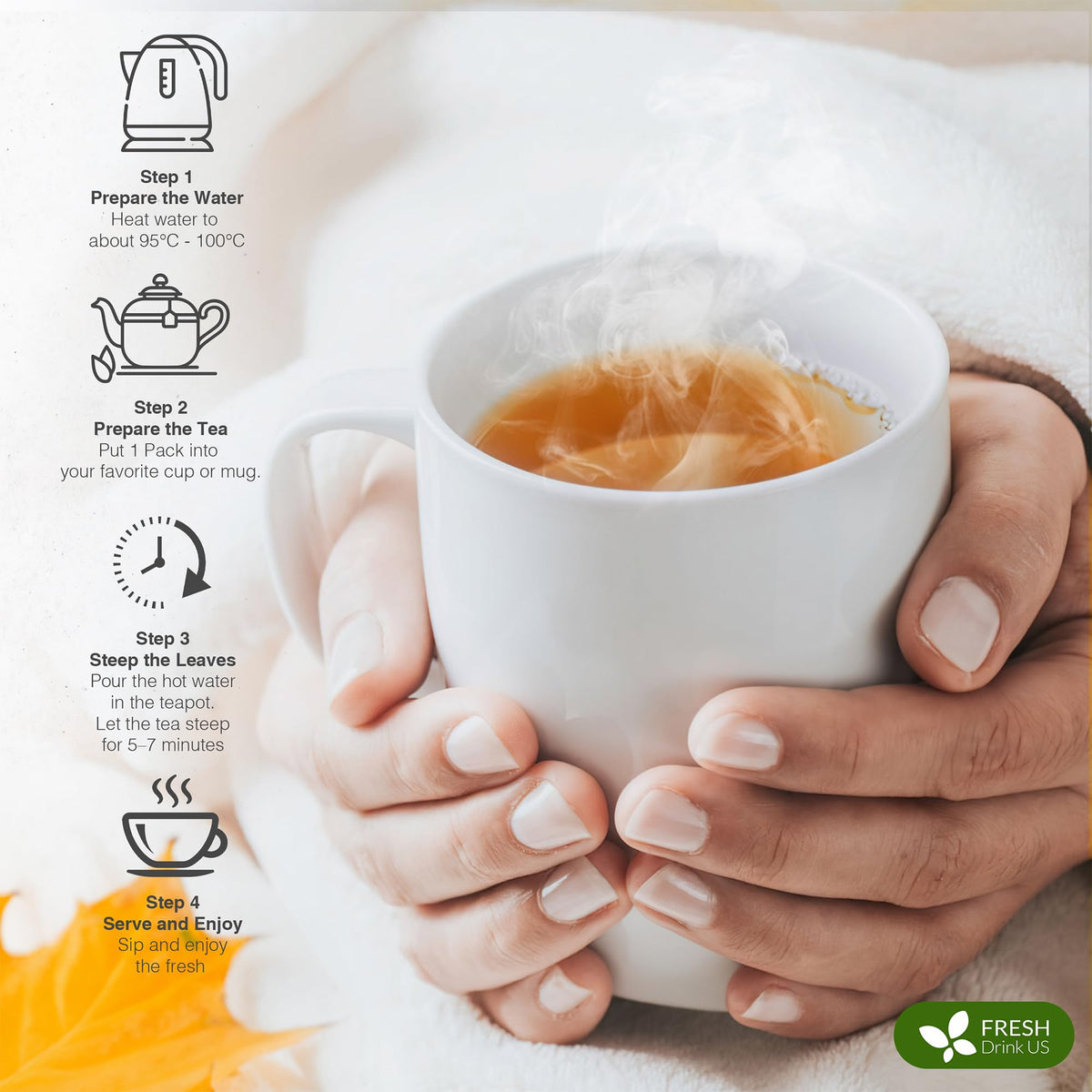 FreshDrinkUS gymnema leaves highlight natural botanicals in the blend