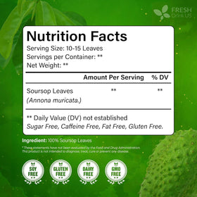 FreshDrinkUS hand-harvested soursop leaves capture traditional small-farm flavor.