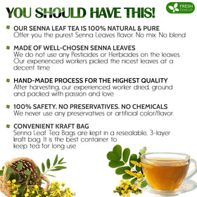 FreshDrinkUS handmade senna leaf processing shows careful harvest