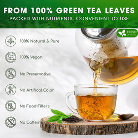 FreshDrinkUS handmade tea bag production process.