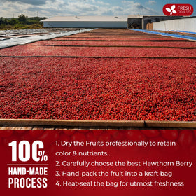 FreshDrinkUS hawthorn berries snack on-the-go for a convenient treat.