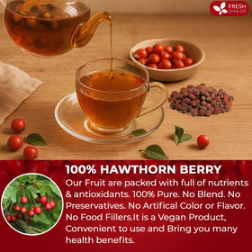 FreshDrinkUS hawthorn tea infusion for a fragrant, fruity brew.