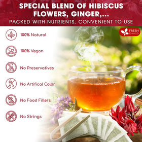 FreshDrinkUS hot-ice-tea-serve shows rich color and inviting aroma.