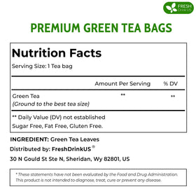 FreshDrinkUS iced green tea served refreshingly.